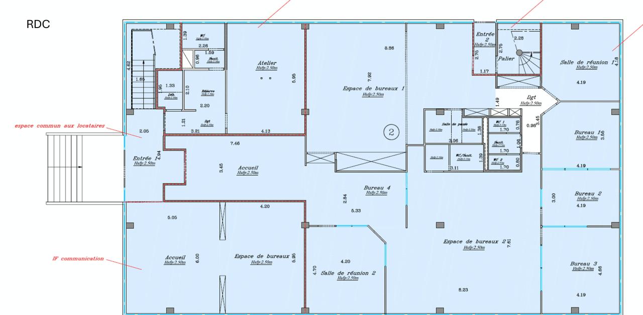 Bureau Bruges 370m² Location bureau Bruges Gironde OLBUR2530254 3